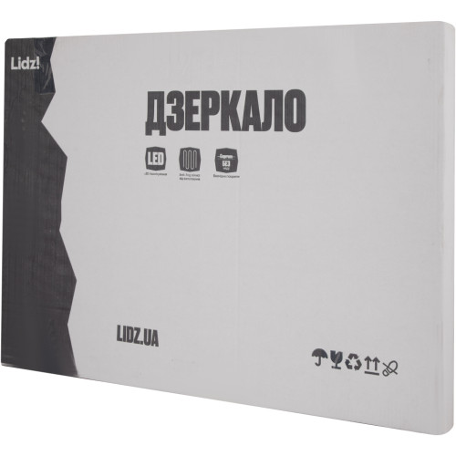 Зеркало Lidz Orion (OR2) 600х800 с LED-подсветкой Touch, с антизапотеванием, с диммером, рег. яркости LDOR60080049292