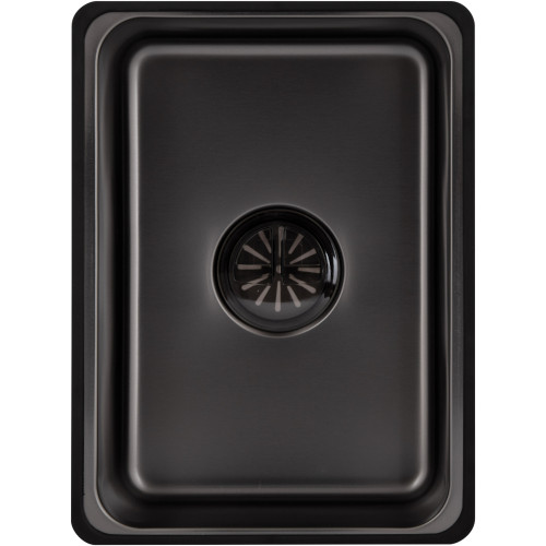 Мийка для кухні інтегрована Lidz Handmade H6845HB Decor Black PVD Honeycomb 3,0/1,0 мм LDH6845HDECBLM49445