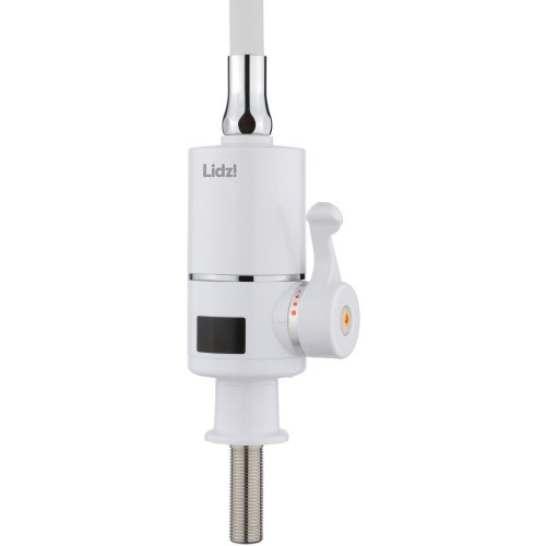 Проточный кран с гибким изливом для кухни Lidz Warm 065 LDWAR065WHI49097 White/White