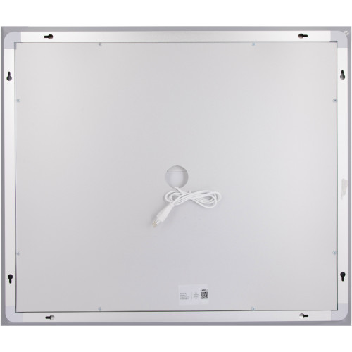 Зеркало Lidz Kubis (KU1) 600х700 с LED-подсветкой Touch, с антизапотеванием, с диммером, рег. яркости LDKU60070049285