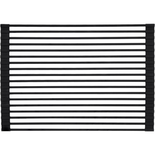 Сушилка на кухонную мойку Lidz Acsis LA06 Black, квадратна основа, для посуды 430х300 мм LDACSLA06BLM49764