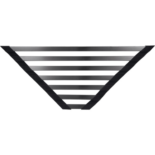 Сушилка на кухонную мойку угловая Lidz Acsis LA20 Black, плоска основа, для посуды 477х198 мм LDACSLA20BLM49773