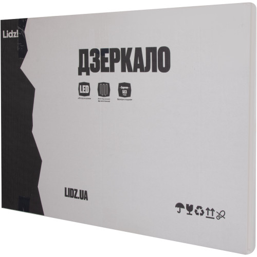 Зеркало Lidz Orion (OR2) 800х600 с LED-подсветкой Touch, с антизапотеванием, с диммером, рег. яркости LDOR80060049294