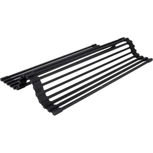 Сушилка на кухонную мойку Lidz Acsis LA06 Black, квадратна основа, для посуды 430х300 мм LDACSLA06BLM49764