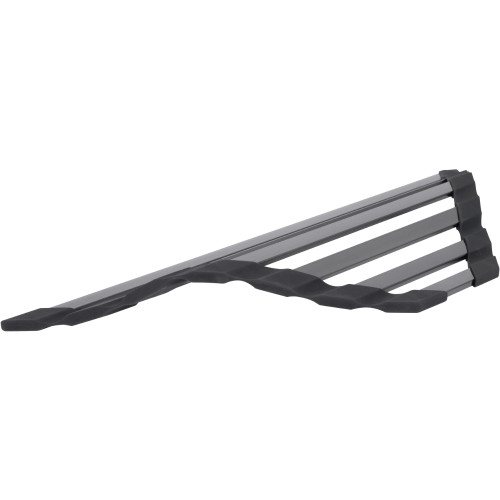 Сушилка на кухонную мойку угловая Lidz Acsis LA20 Black, плоска основа, для посуды 477х198 мм LDACSLA20BLM49773
