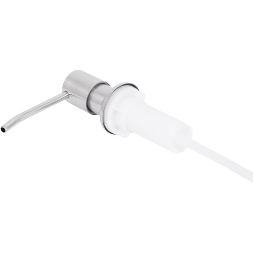 Дозатор для миючого засобу Lidz Acsis LA29 Brushed Steel, круглий LDACSLA29BRU49828