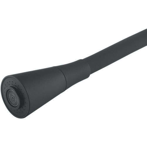 Змішувач для кухні Lidz Aria 015F31 (k35) з гнучким виливом LDARI015F31BGRP49566 Graphite/Black