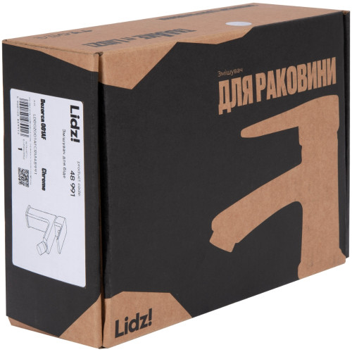 Змішувач для біде  Lidz Dozorca 001AF (k35) Chrome LDDOZ001AFCRM48991