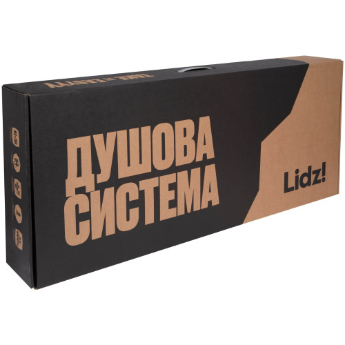 Душова система універсальна Lidz Latwa 1031 на три споживача (з виливом)  (k35) Chrome LDLAT1031CRM48993