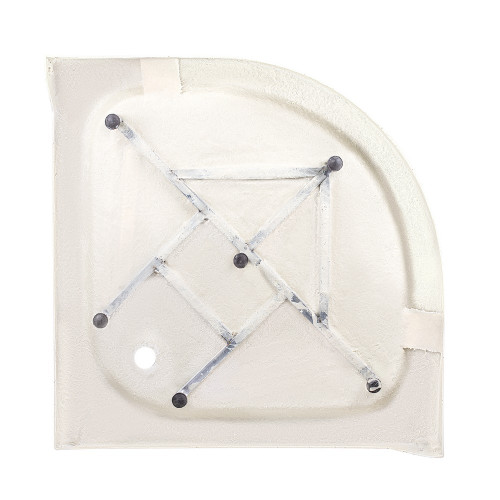 Душова кабіна Lidz Wieza SC90x90.SAT.LOW.L, скло Linie 4 мм