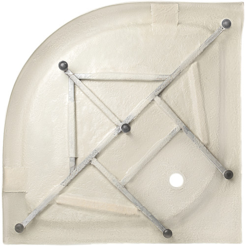Душовий бокс Lidz Tani SB100x100.SAT.LOW.FR, скло Frost 4 мм