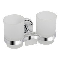 Стакан с держателем Lidz Oreo 0402 двойной настенный (матовое стекло) LDORE0402CRM22164 Chrome Стакан с держателем Lidz Oreo 0402 двойной настенный (матовое стекло) LDORE0402CRM22164 Chrome