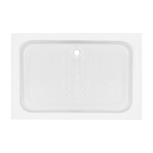 Душевой поддон KAPIELKA ST120x80х14 низкий, прямоугольный, диаметр слива 52 мм Lidz