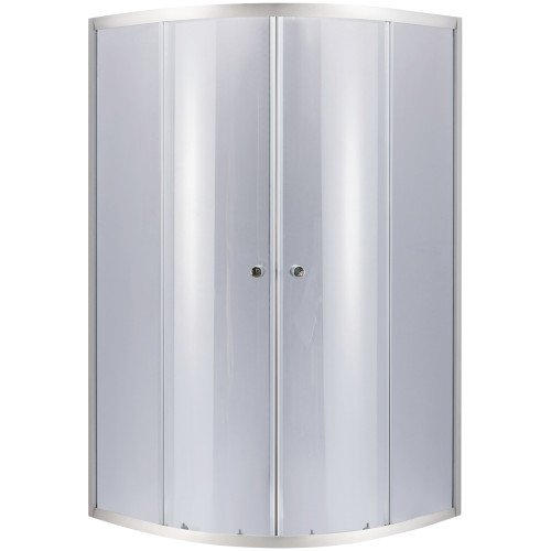 Душевая кабина Lidz Latwa SC89x89.SAT.MID.FR, полукруглая, для среднего поддона, высота 175 см, стекло Frost 4 мм, без поддона