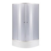 Набор Lidz душевая кабина Latwa SC90x90.SAT.MID.GR, стекло тонированное 4 мм + поддон с панелью Kupala Набор Lidz душевая кабина Latwa SC90x90.SAT.MID.GR, стекло тонированное 4 мм + поддон с панелью Kupala