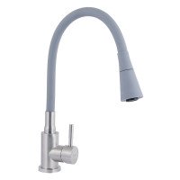 Змішувач для кухні Lidz Aria 015F31 з гнучким виливом (k35) LDARI015F31GNK31871 Grey / Nickel Змішувач для кухні Lidz Aria 015F31 з гнучким виливом (k35) LDARI015F31GNK31871 Grey / Nickel