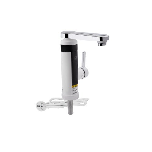 Проточний кран для кухні Lidz Warm 061 LDWAR061WCR35431 White / Chrome