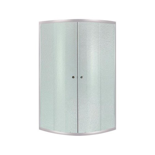 Двери к Lidz Latwa SC80x80.SAT.LOW.FR Душевая кабина полукруглая, для низ. поддона, высота 185 см, стекло Frost 4 мм, без поддона