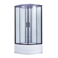 Гідромасажний бокс Lidz Majatek SBM100x100.BLA.HIGH.TR, скло прозоре 5 мм Гідромасажний бокс Lidz Majatek SBM100x100.BLA.HIGH.TR, скло прозоре 5 мм