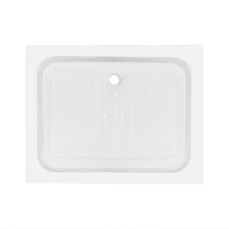 Душовий піддон KAPIELKA ST100x80х14 низький, прямокутний, діаметр зливу 52 мм Lidz