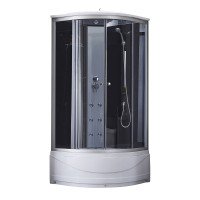 Гидромассажный бокс Lidz Tani SBM90x90.SAT.HIGH.GR, стекло тонированное 4 мм Гидромассажный бокс Lidz Tani SBM90x90.SAT.HIGH.GR, стекло тонированное 4 мм