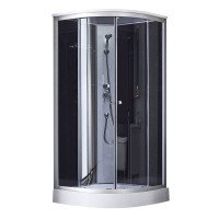 Душовий бокс Lidz Tani SB90x90.SAT.LOW.GR, скло тоноване 4 мм Душовий бокс Lidz Tani SB90x90.SAT.LOW.GR, скло тоноване 4 мм