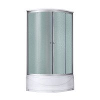 Гідромасажний бокс Lidz Tani SBM100x100.SAT.HIGH.FR, скло Frost 4 мм
