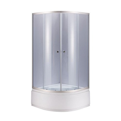 Душова кабіна Lidz Latwa SC80x80.SAT.HIGH.GR, скло тоноване 4 мм