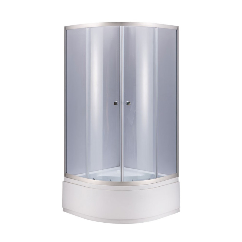 Душевая кабина Lidz Latwa SC80x80.SAT.HIGH.GR, стекло тонированное 4 мм