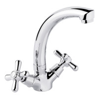 Змішувач для кухні Lidz Dominox 272 двохвентильний LDDOM272CRM35537 Chrome Змішувач для кухні Lidz Dominox 272 двохвентильний LDDOM272CRM35537 Chrome
