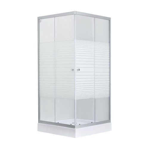 Набор Lidz душевая кабина Wiezak SC90x90.SAT.LOW.L, стекло Linie 4 мм + поддон Mazur Набор Lidz душевая кабина Wiezak SC90x90.SAT.LOW.L, стекло Linie 4 мм + поддон Mazur