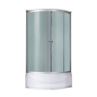 Набор Lidz душевой бокс Tani SB90x90.SAT.HIGH.FR, стекло Frost 4 мм, стенки WHI + поддон KAPIELKA Набор Lidz душевой бокс Tani SB90x90.SAT.HIGH.FR, стекло Frost 4 мм, стенки WHI + поддон KAPIELKA