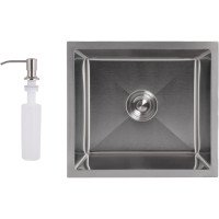 Мийка для кухні інтегрована під стільницю Lidz Handmade H4843 Brushed Steel 3,0/1,0 мм LDH4843BRU49441
