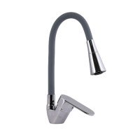 Змішувач для кухні Lidz Tani 008F3 з гнучким виливом (k40) LDTAN008F3GCR39507 Grey / Chrome Змішувач для кухні Lidz Tani 008F3 з гнучким виливом (k40) LDTAN008F3GCR39507 Grey / Chrome