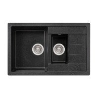 Кухонна мийка з додатковою чашею Lidz 780x495/200 GRF-13 (LIDZGRF13780495200) Кухонна мийка з додатковою чашею Lidz 780x495/200 GRF-13 (LIDZGRF13780495200)