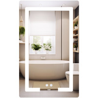 Дзеркало Lidz Kubis (KU2) 500х800 з LED-підсвічуванням Touch, з антизапотіванням, з димером, рег. яскравості LD78LF936508048448 Дзеркало Lidz Kubis (KU2) 500х800 з LED-підсвічуванням Touch, з антизапотіванням, з димером, рег. яскравості LD78LF936508048448