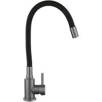 Смеситель для кухни Lidz Aria 015F3 (k35) с гибким изливом LDARI015F3BGRP49564 Graphite/Black Смеситель для кухни Lidz Aria 015F3 (k35) с гибким изливом LDARI015F3BGRP49564 Graphite/Black