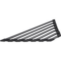 Сушарка на кухонну мийку кутова Lidz Acsis LA20 Black, плоска основа, для посуду 477х198 мм LDACS297BLM49773