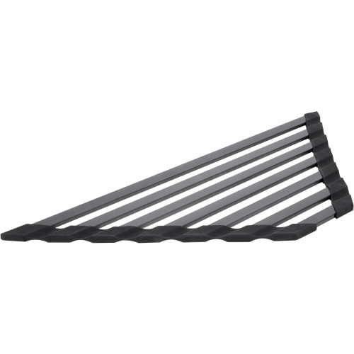 Сушилка на кухонную мойку угловая Lidz Acsis LA20 Black, плоска основа, для посуды 477х198 мм LDACSLA20BLM49773