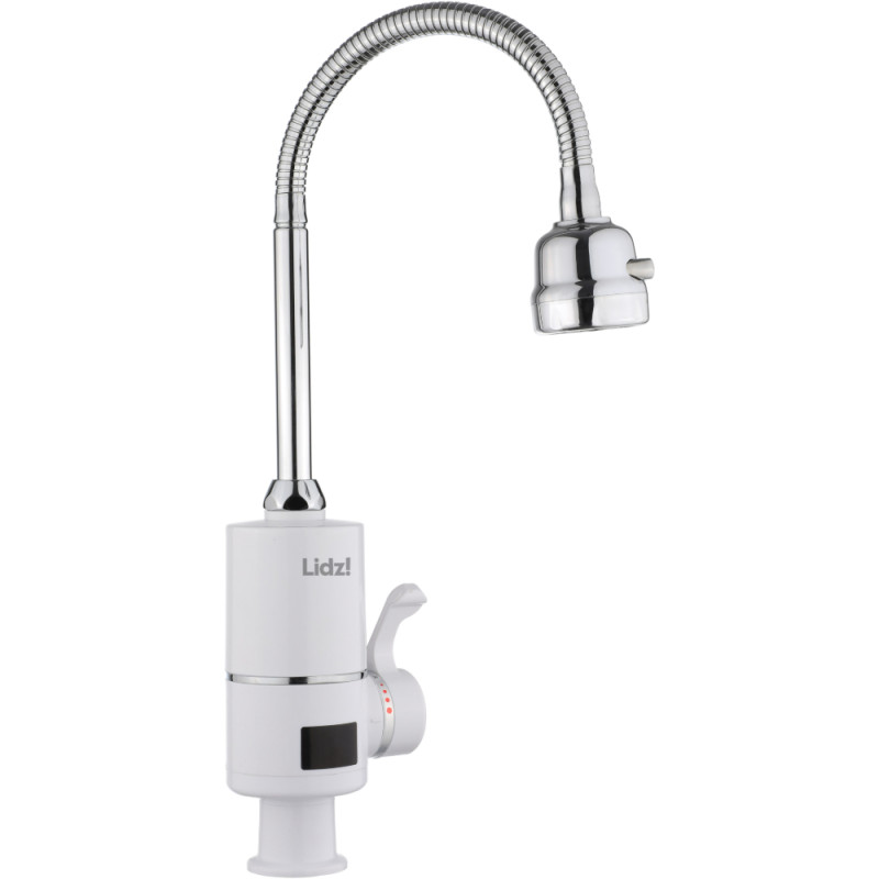 Проточний кран для кухні на три режими Lidz Warm 062 LDWAR062WCR49099 White/Chrome