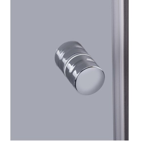 Душевая кабина Lidz Latwa SC79x79.SAT.HIGH.GR, полукруглая, для высокого поддона, высота 160 см, стекло тонированное 4 мм, без поддона