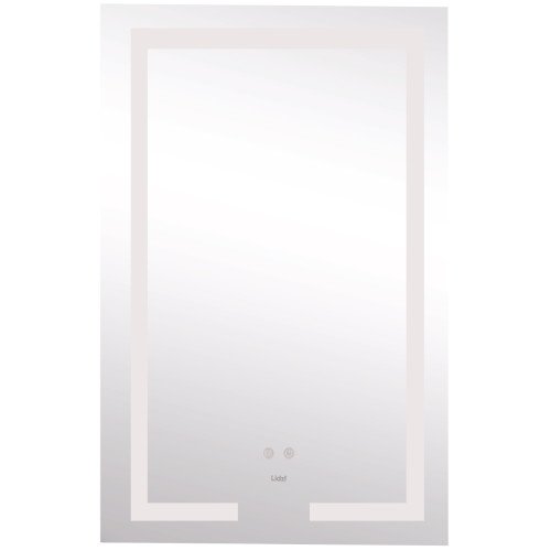 Дзеркало Lidz Kubis 500х800 з LED-підсвічуванням Touch, з антизапотіванням, з димером, рег. яскравості LD78LF9365080