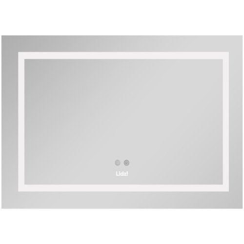 Дзеркало Lidz Kubis 800х600 з LED-підсвічуванням Touch, з антизапотіванням, з димером, рег. яскравості LD78LF9047400