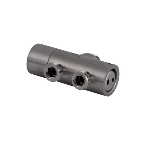 Душевая стойка универсальная Lidz Aria 1120 на два потребителя LDARI1120NKS46112 Nickel