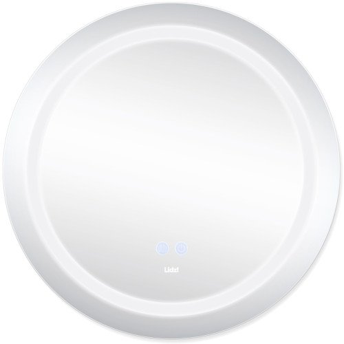 Дзеркало Lidz Aria R600 з LED-підсвічуванням Touch, з антизапотіванням, з димером, рег. яскравості LD78LR600