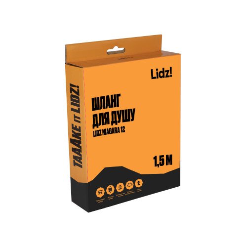 Шланг Lidz Niagara 12 1,5 м LDNIA12CRM35460 Chrome