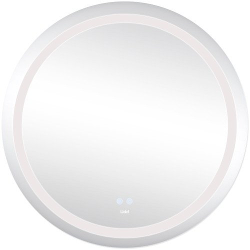 Дзеркало Lidz Aria R800 з LED-підсвічуванням Touch, з антизапотіванням, з димером, рег. яскравості LD78LR800