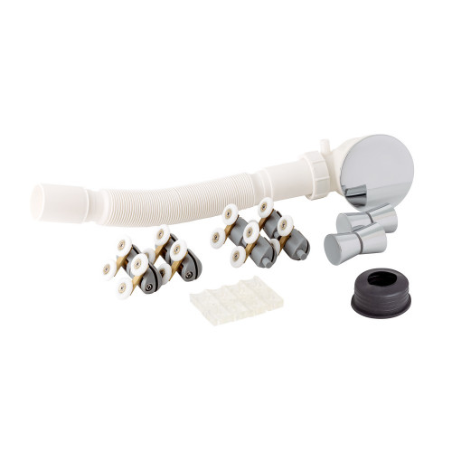 Душова кабіна Lidz Wieza SC80x80.SAT.HIGH.L, скло Linie 4 мм
