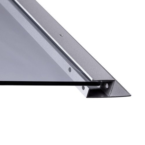 Гидромассажный бокс Lidz Tani SBM100x100.SAT.HIGH.GR, стекло тонированное 4 мм