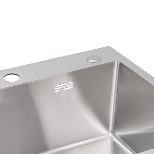 Мойка для кухни интегрированная Lidz Handmade H5045 (LDH5045BRU35383) Brushed Steel 3,0/1,0  мм
